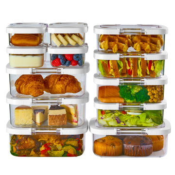 Duo Loc Container - Fridge Organizer Set 12pk - Felli Official