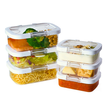 Duo Loc Container - Meal Prep Set 6pk - Felli Official