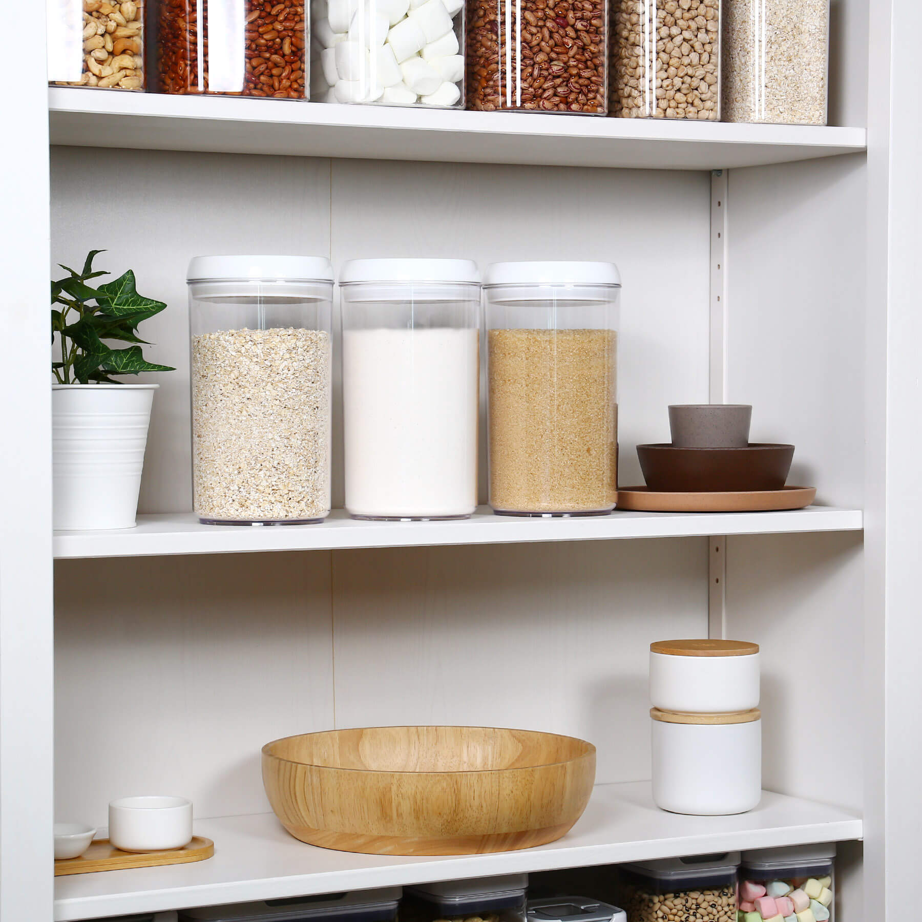 Flip-Tite Storage Container Round Large-L 2.1 QT / 2 L - Felli Official