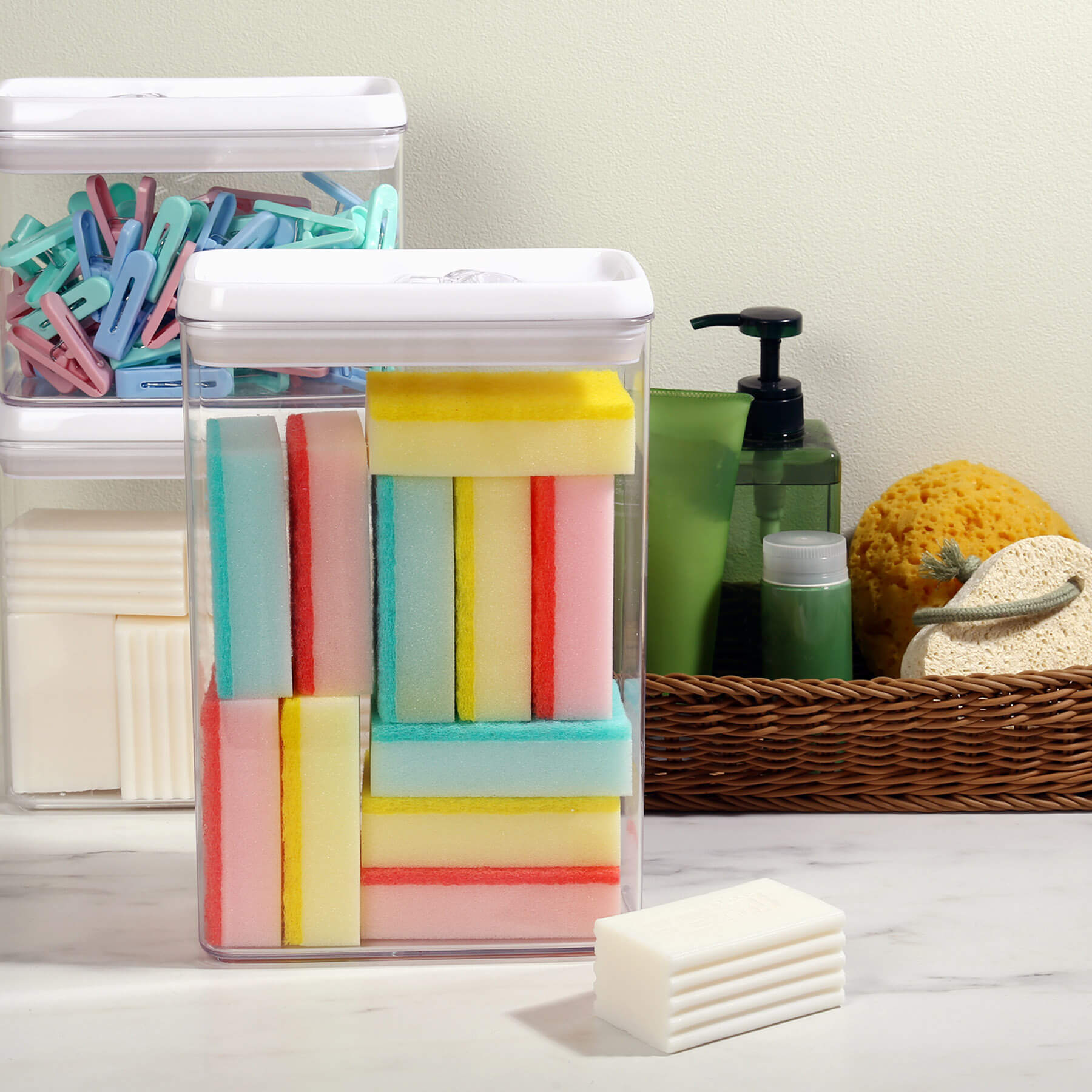 Flip-Tite Storage Container Rectangular-Tall 4.4 QT / 4.2 L - Felli Official