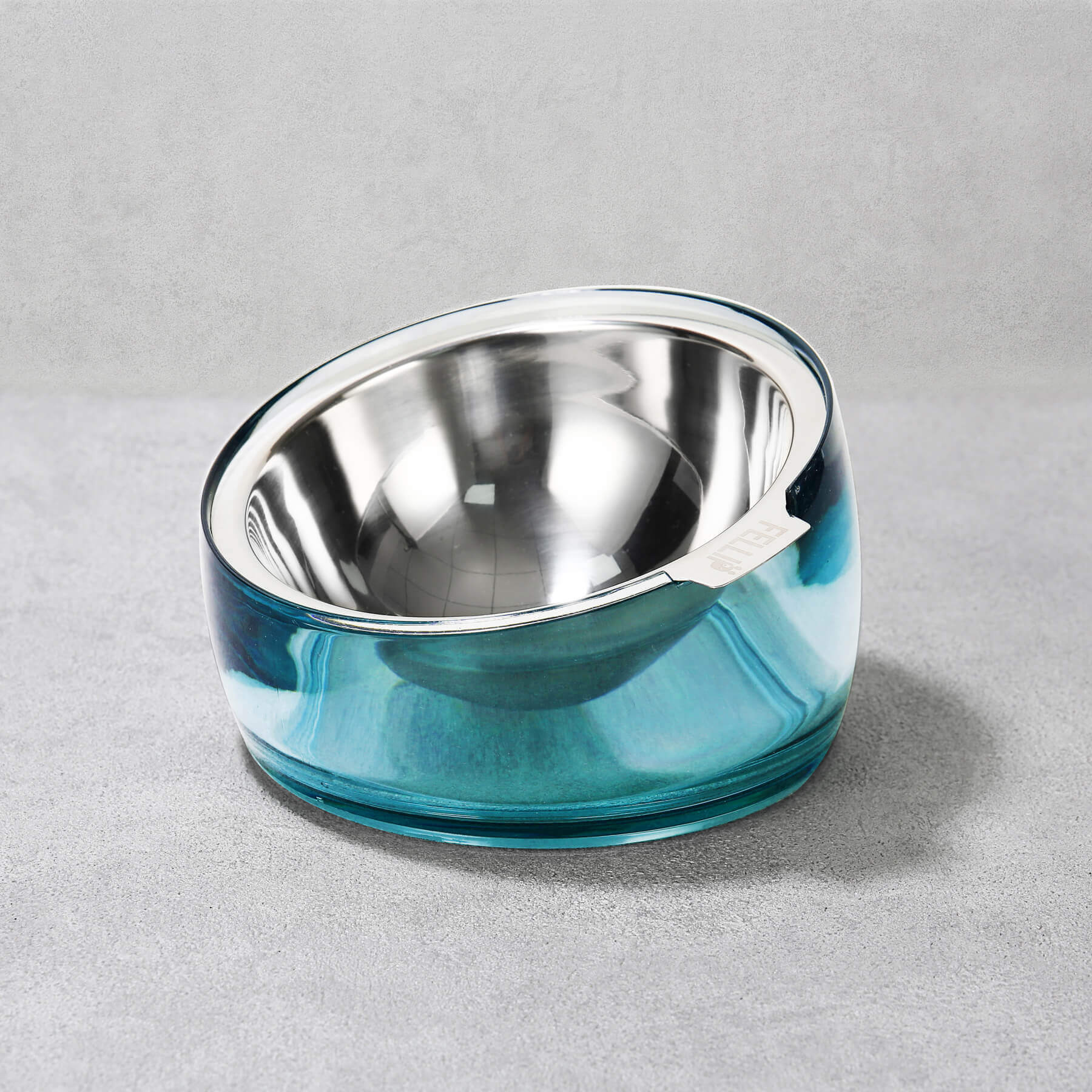 Felli Oblik Cat Dog Bowl - 304 Stainless Steel Replacement Dish 0.5 Cups / 304 Stainless Steel