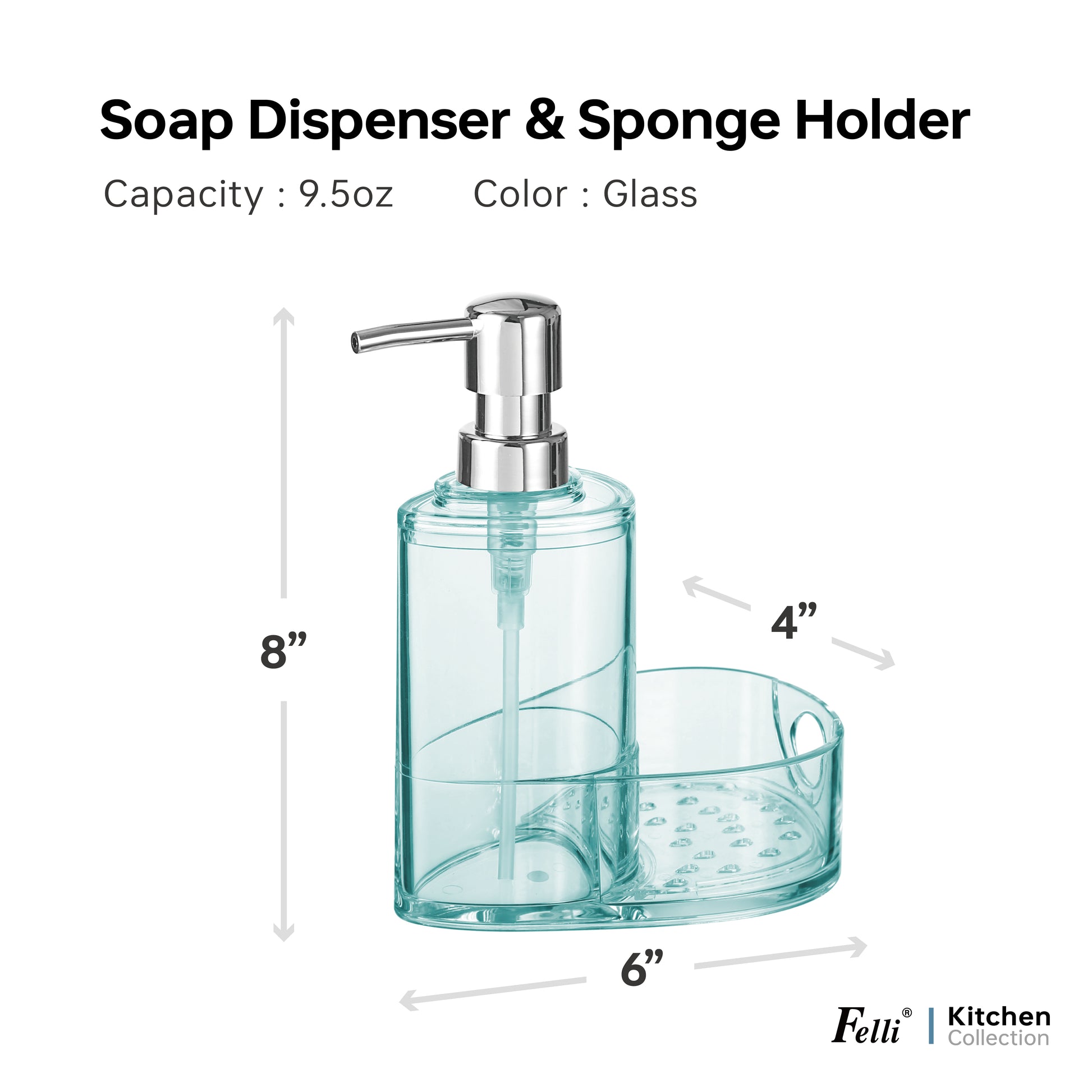 Soap Dispenser & Sponge Holder Combo - Felli Official