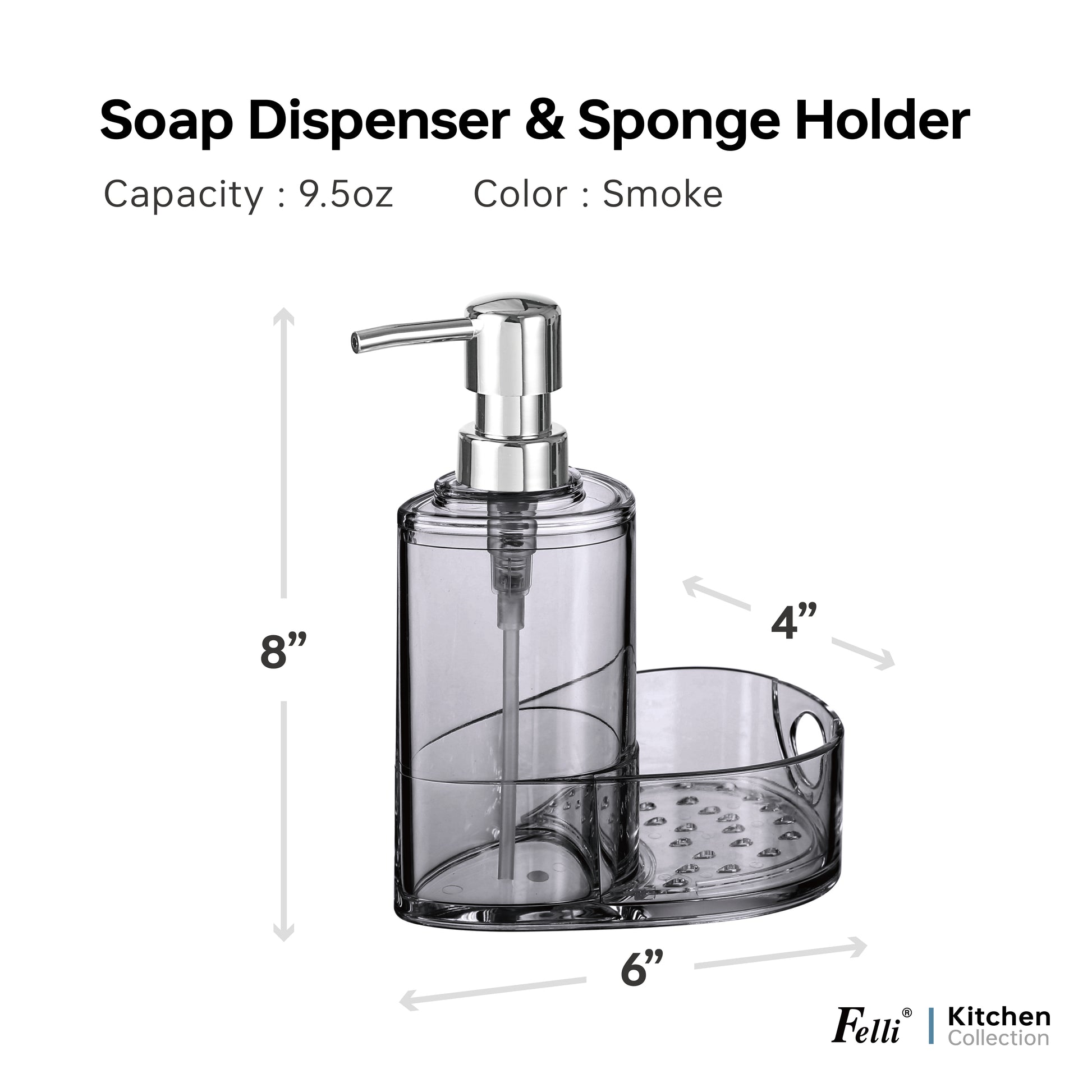 Soap Dispenser & Sponge Holder Combo - Felli Official