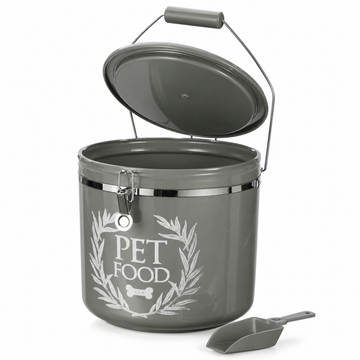 Felli Grace Buckle Canister + Scoop - 9" Trophy Pet 9.4qt