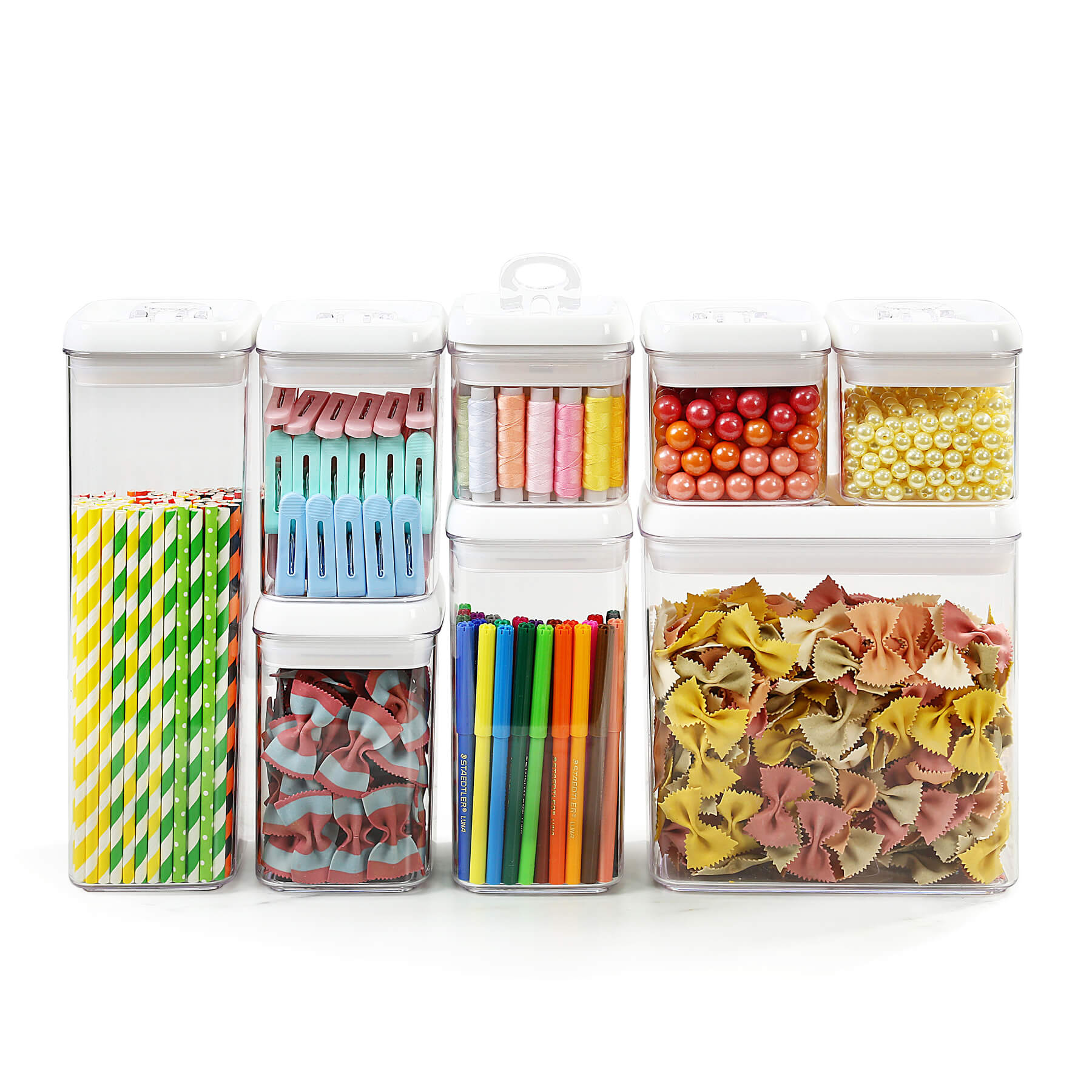 Felli Flip TITE Storage Container Rectangular 4pk Variety Set