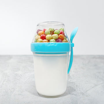 On the Go Snack Cup - Blue
