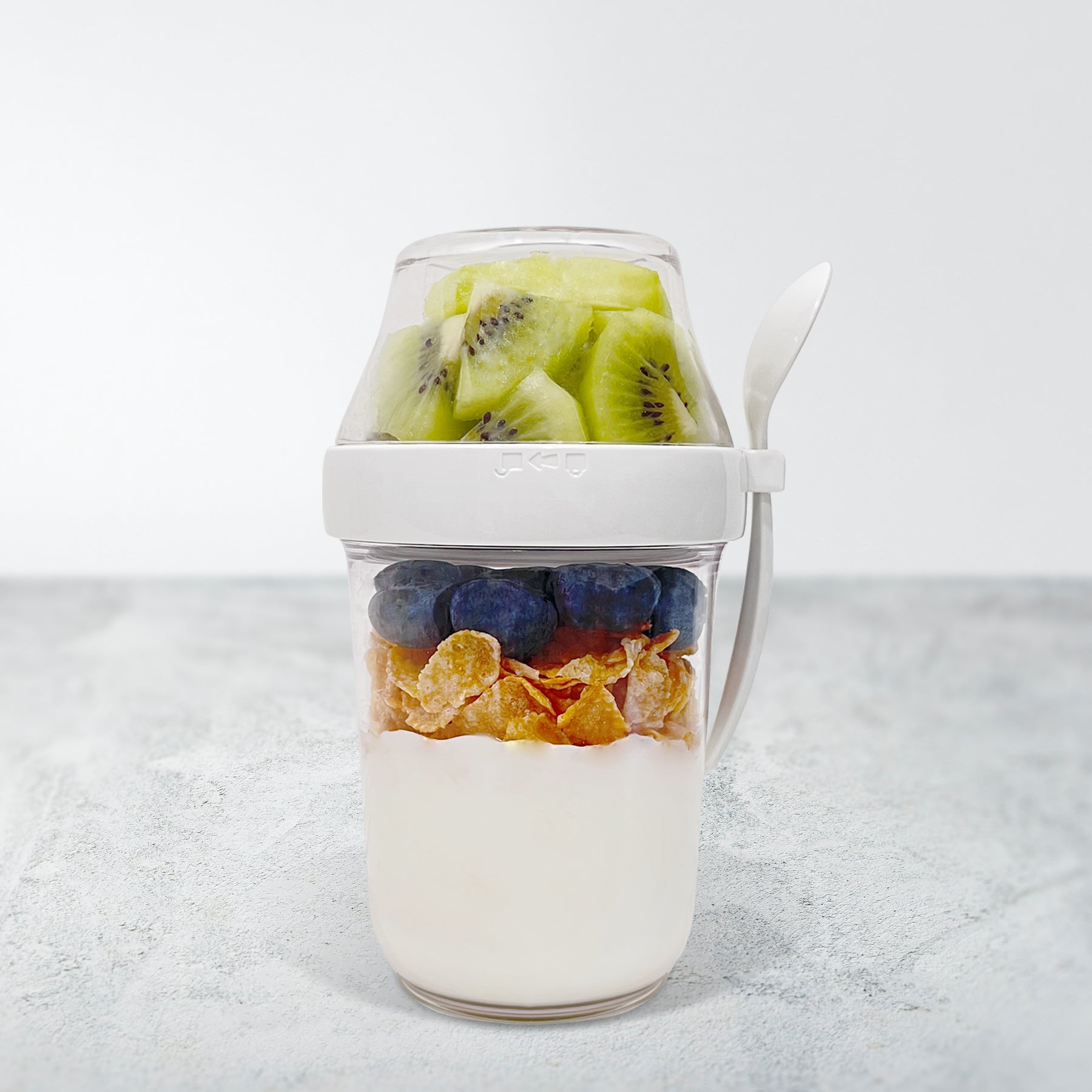 On the Go Snack Cup - White - Felli Official