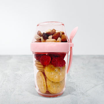 On the Go Snack Cup - Pink
