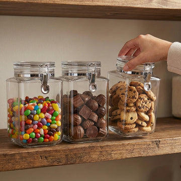 Airtight Canister Grace Square Container 1.5QT / 1.4L