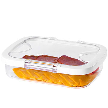 GIO'STYLE Contenitore Ermetico per Alimenti - 2L - Made in Italy - Rettangolare - Adatto a Frigorifero, Freezer, Microonde - Linea Ermetici GIO'STYLE Contenitore Ermetico per Alimenti - 2L - Made in Italy - Rettangolare - Adatto a Frigorifero, Freezer, Microonde - Linea Ermetici
