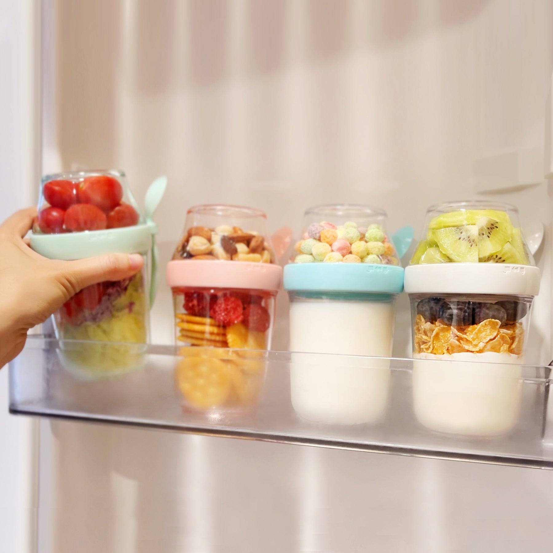 On the Go Yogurt Snack Cup 2pk Set - Felli Official
