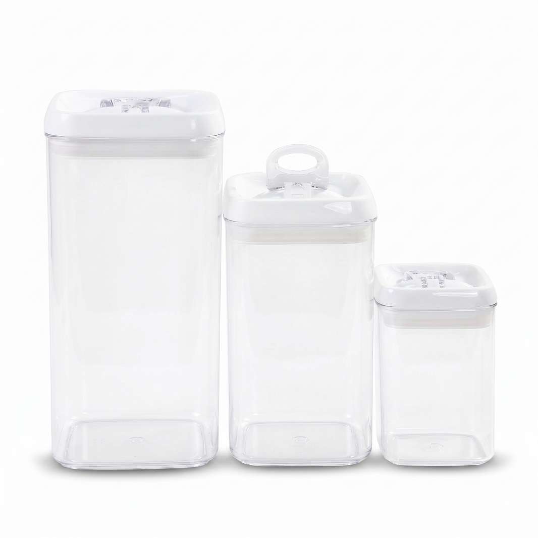Felli Flip Tite Container - Airtight Food Canister for Kitchen Storage