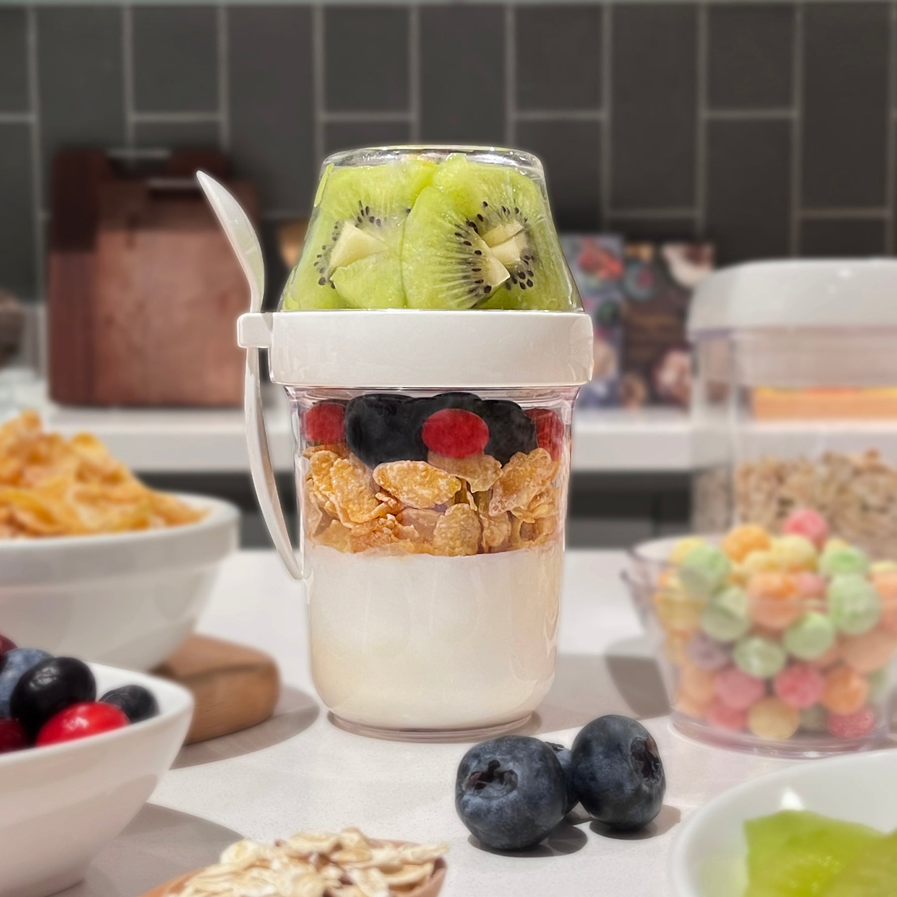 On the Go Yogurt Snack Cup 2pk Set - Felli Official