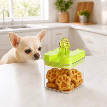 Flip Tite Pet 5” Large-S 1.1QT / 1.0L Lemon Paw