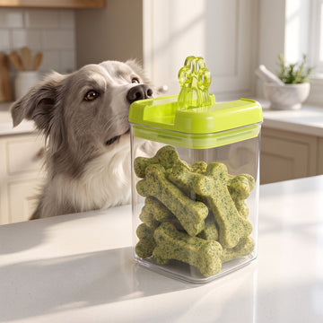 Flip Tite Pet 5" Large-M 1.8QT / 1.7L Lemon Paw