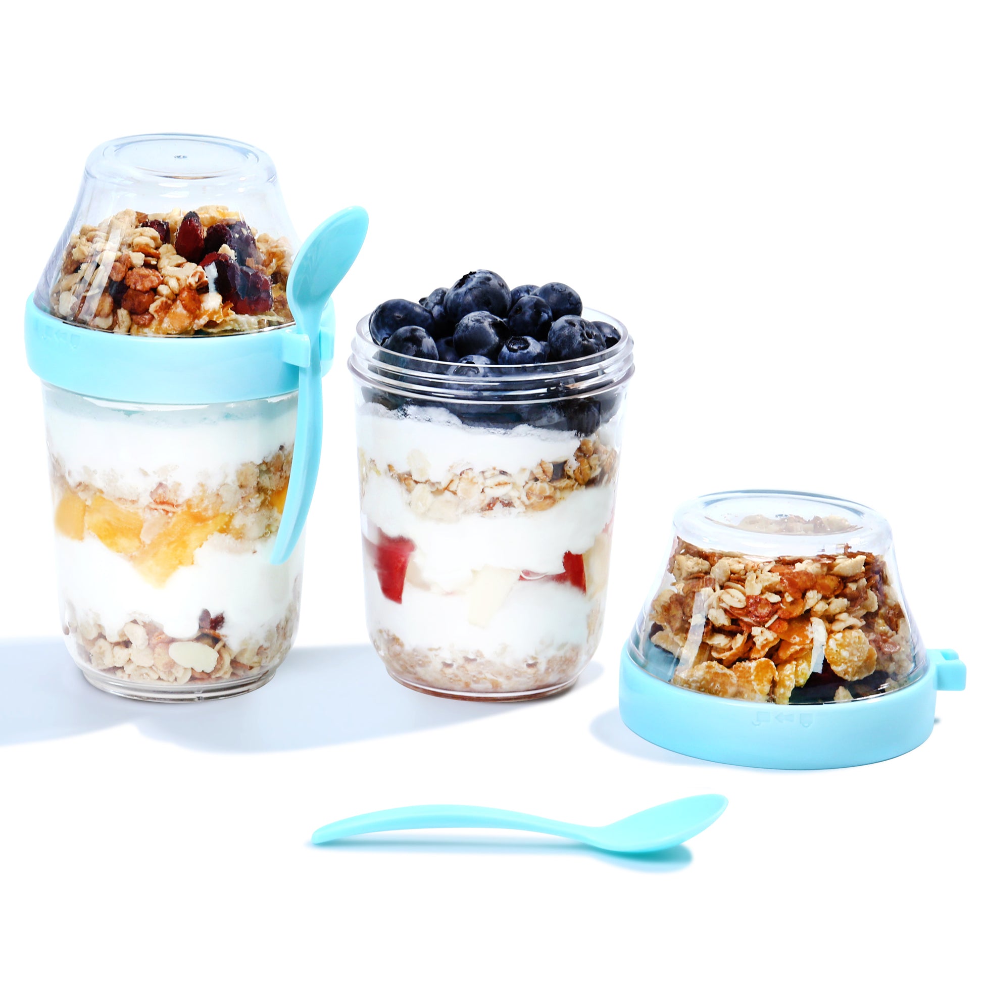 On the Go Yogurt Cereal Container 2pk Set - Felli Official