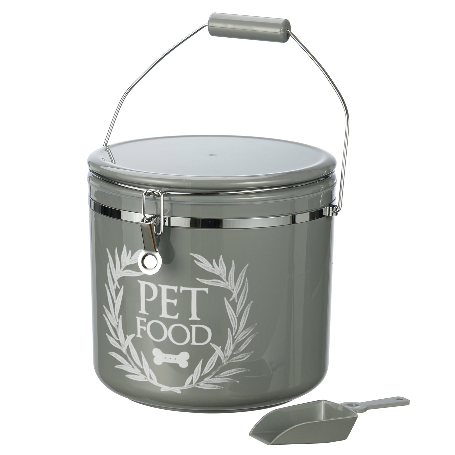 Felli Grace Buckle Canister + Scoop - 9" Trophy Pet 9.4qt