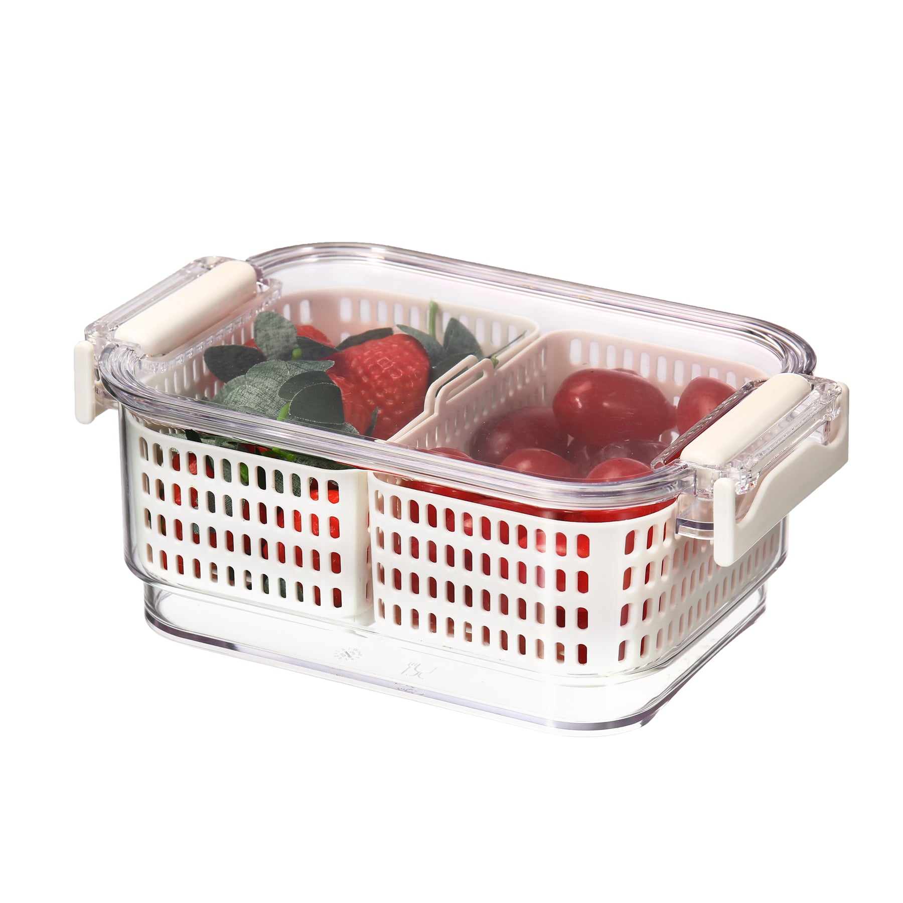 Felli Duo Fresh Produce Saver - Berry Container - Small 0.7qt / 0.7L