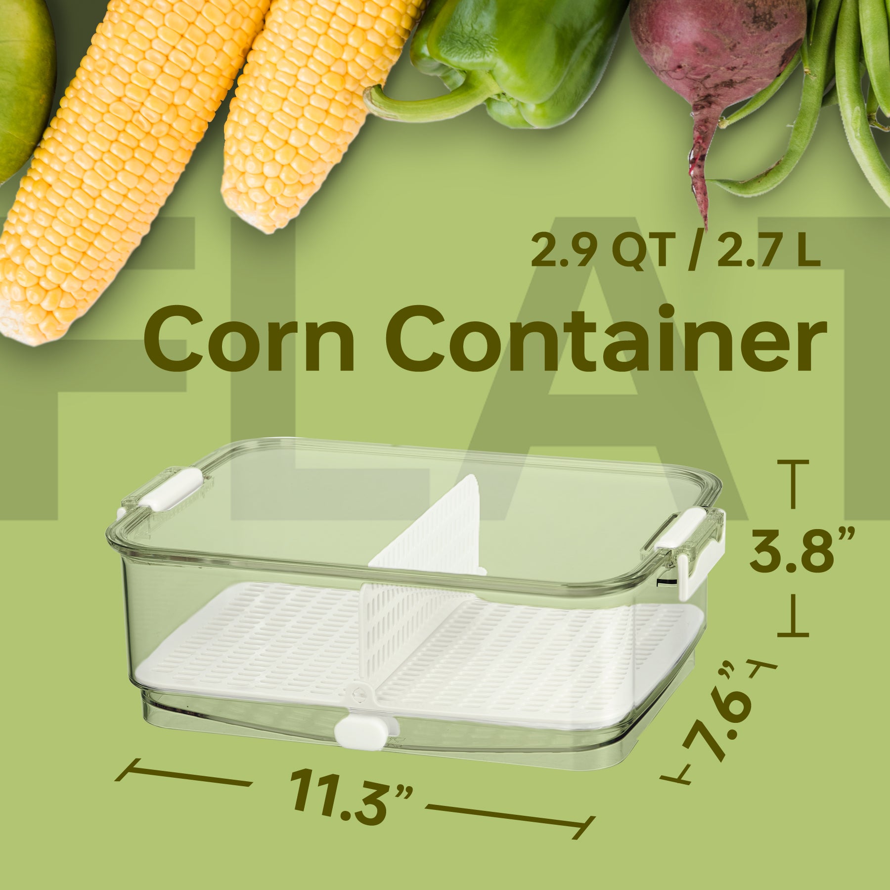 Duo Fresh Produce Saver - Flat - Felli Official