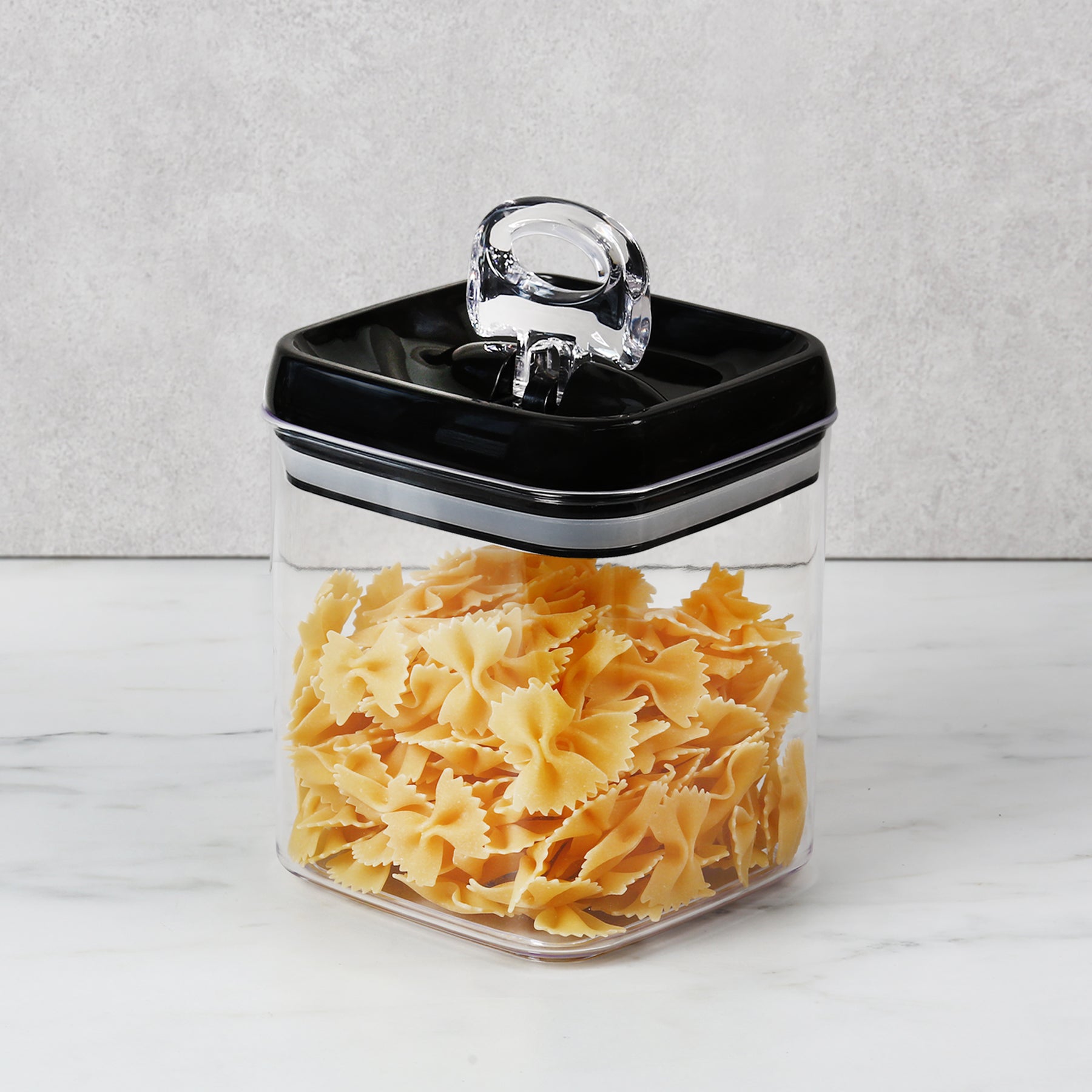 OXO Good Grips 0.4 Qt. Clear Square SAN Plastic Food Storage Container with  Stainless Steel POP Lid