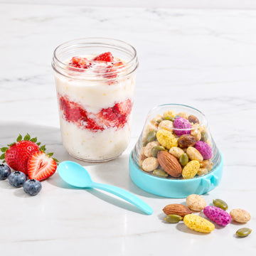 On the Go Snack Cup - Baby Blue