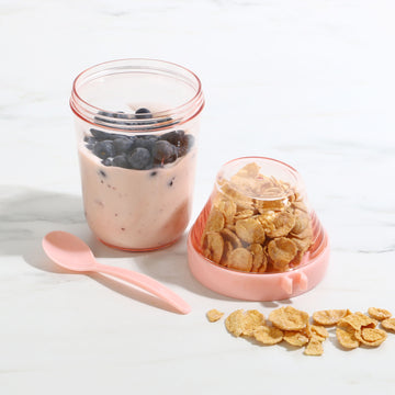 On the Go Snack Cup - Pink