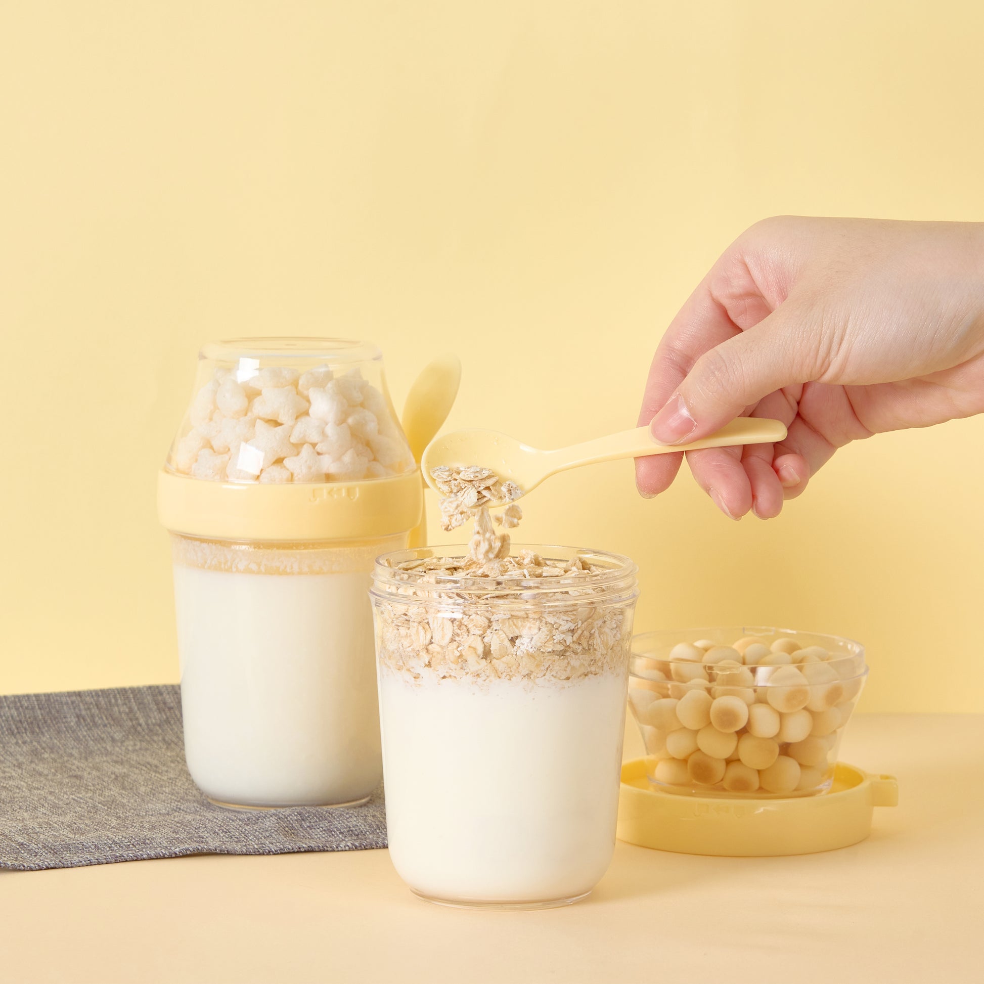On the Go Snack Cup - Yellow - Felli Official
