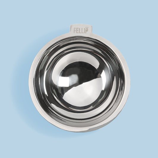 Felli Oblik Pet Food Water Bowl Elevated Stainless Steel Feeder - 1.5Cup