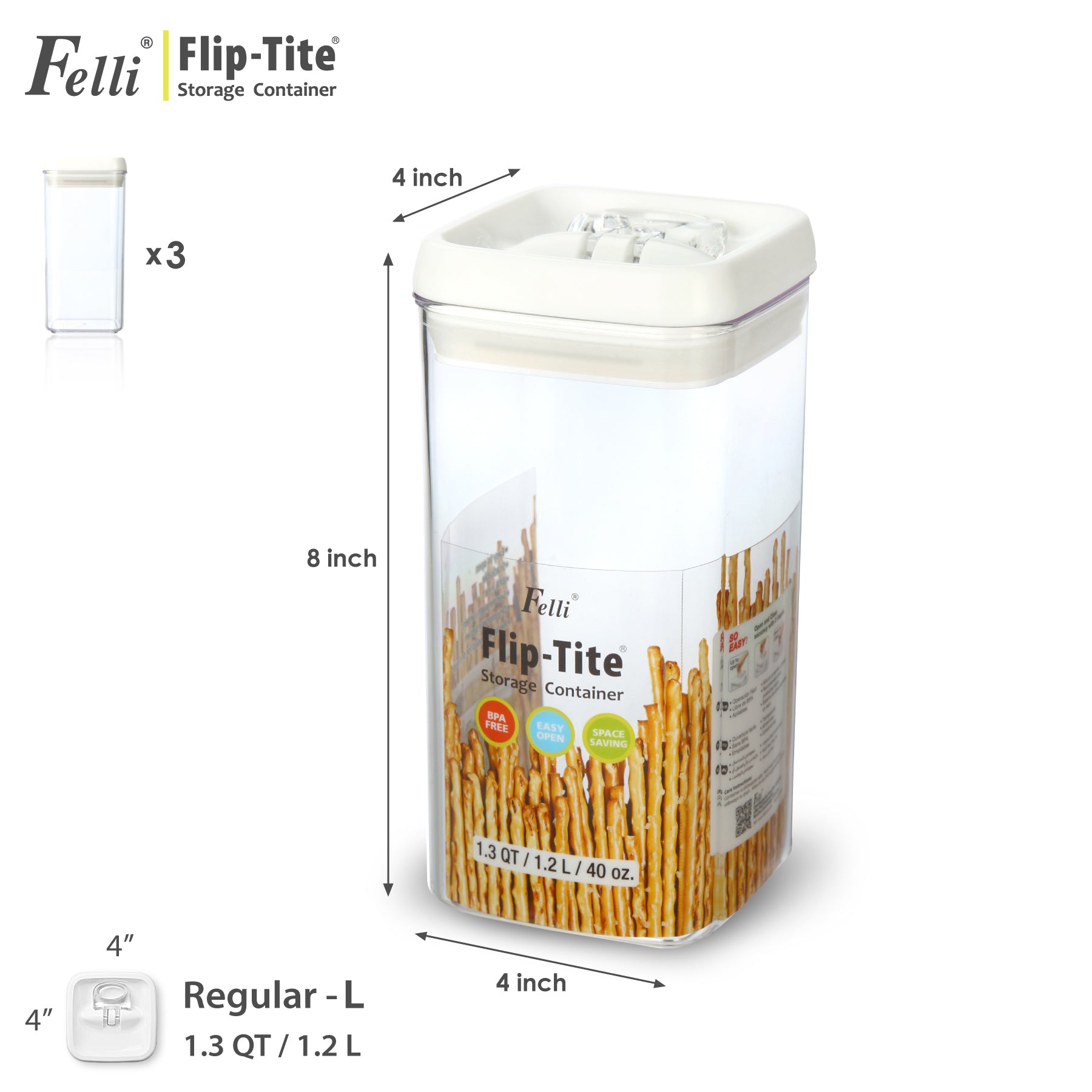 Felli Flip-Tite Container - Thumbnail 5