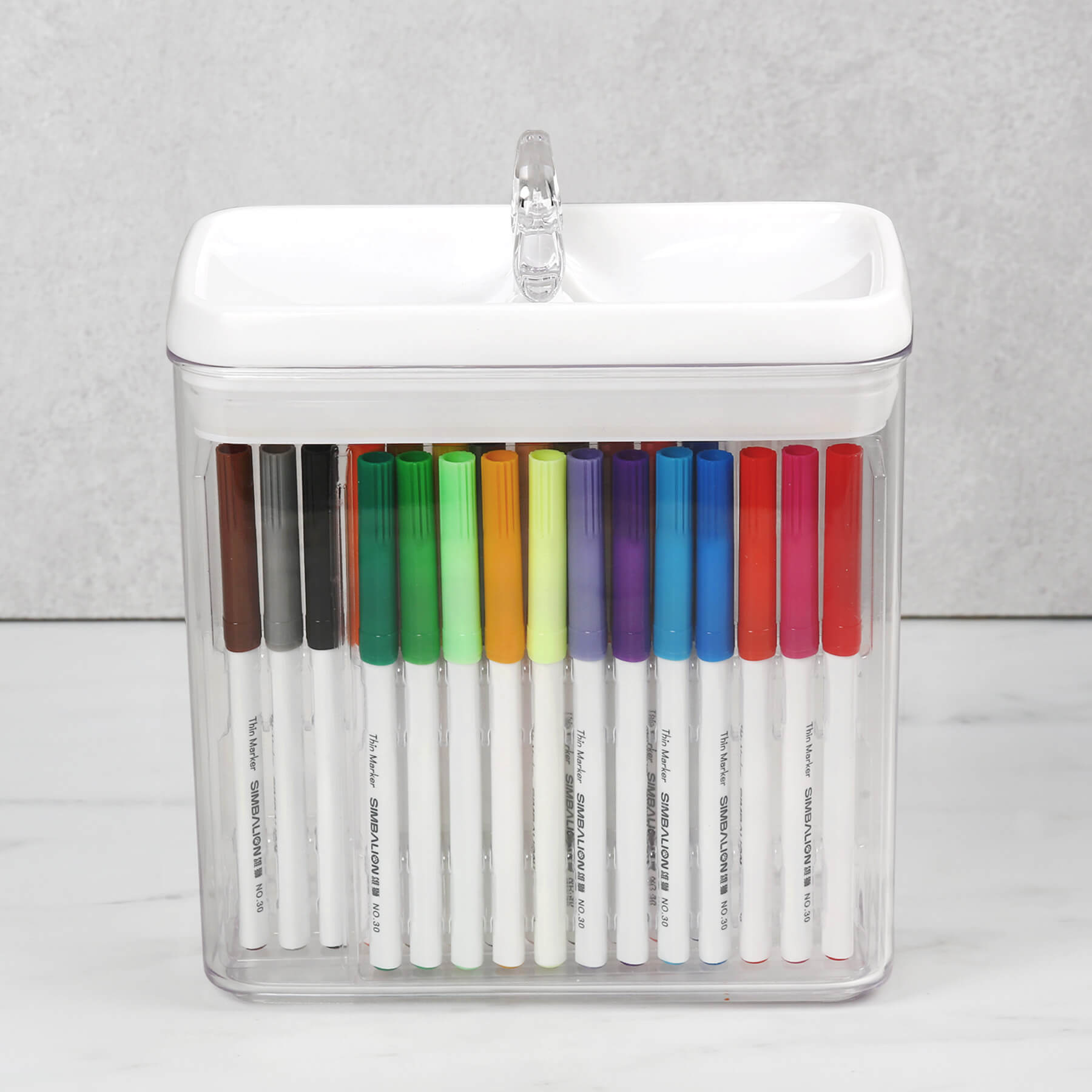 Flip-Tite Storage Container Rectangular-L 2.8 QT / 2.7 L - Felli Official