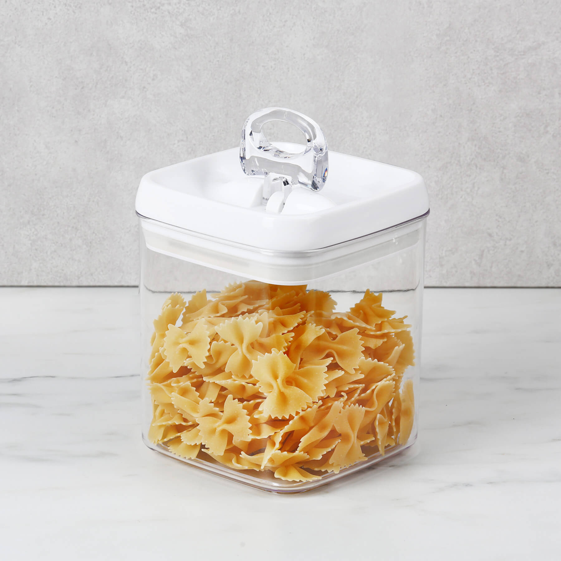 Felli Clear Flip-Tite Cookie Jar Container