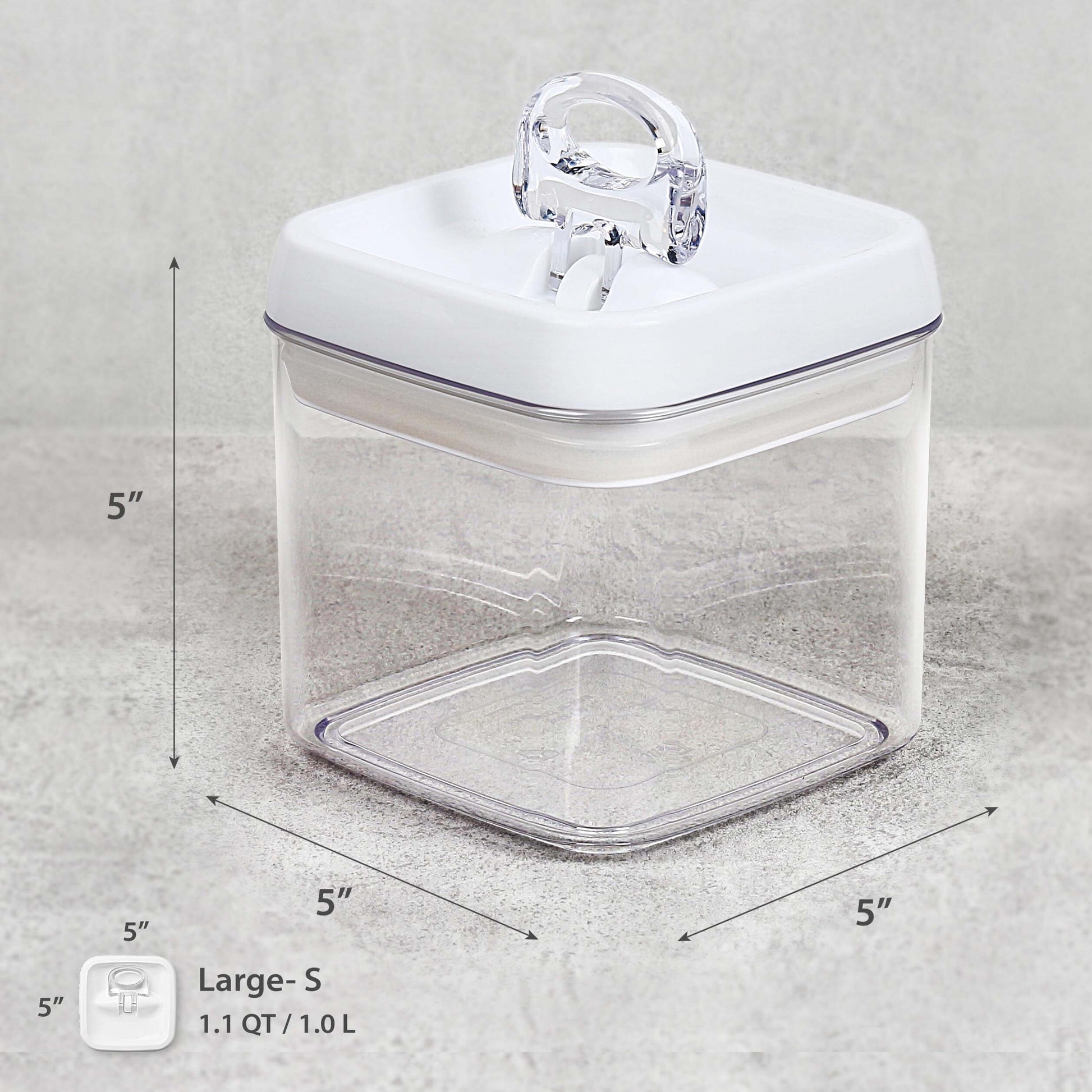 Flip-Tite Storage Container Large-S 1.1 QT / 1.0 L - Felli Official