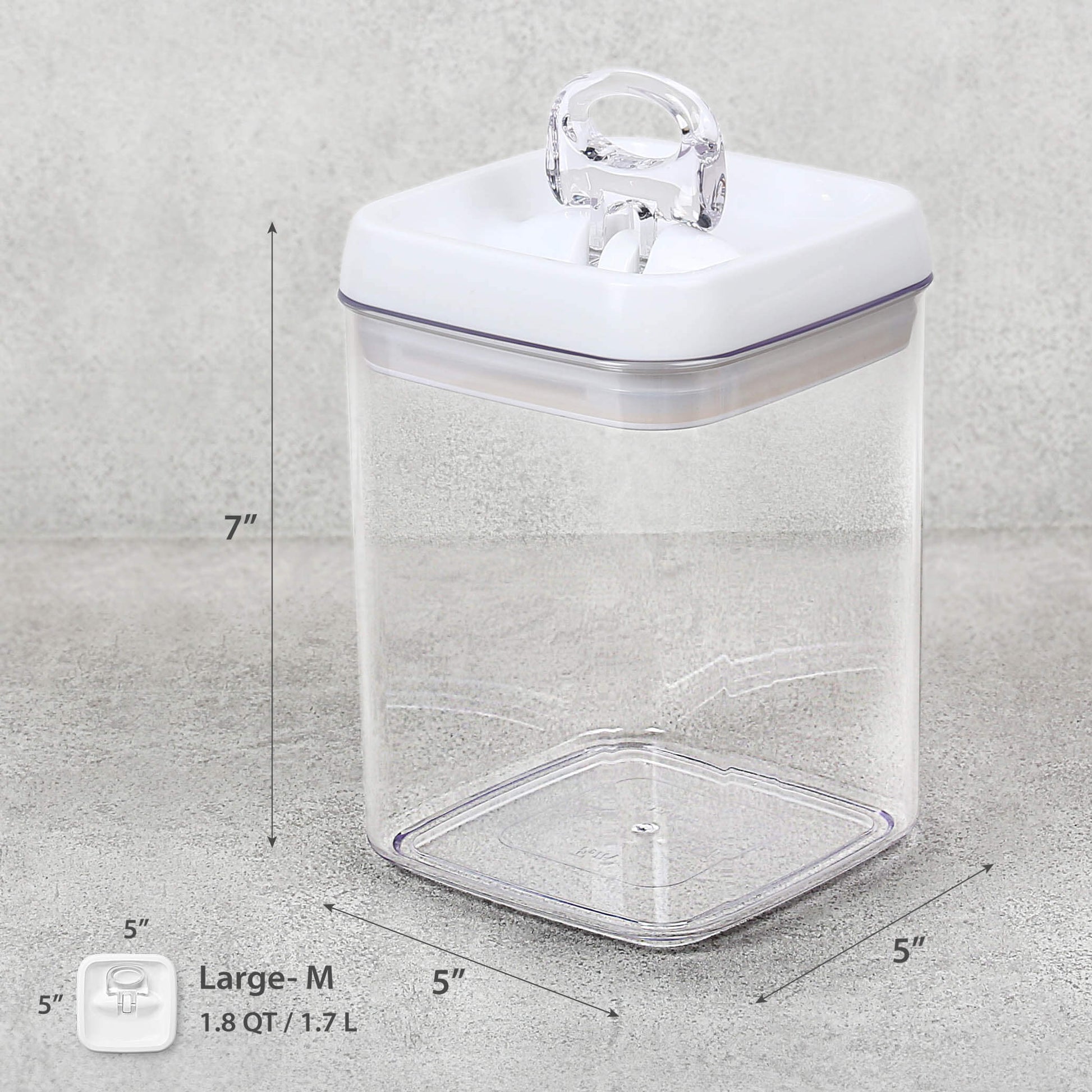 Flip-Tite Storage Container Large-M 1.8 QT / 1.7 L - Felli Official