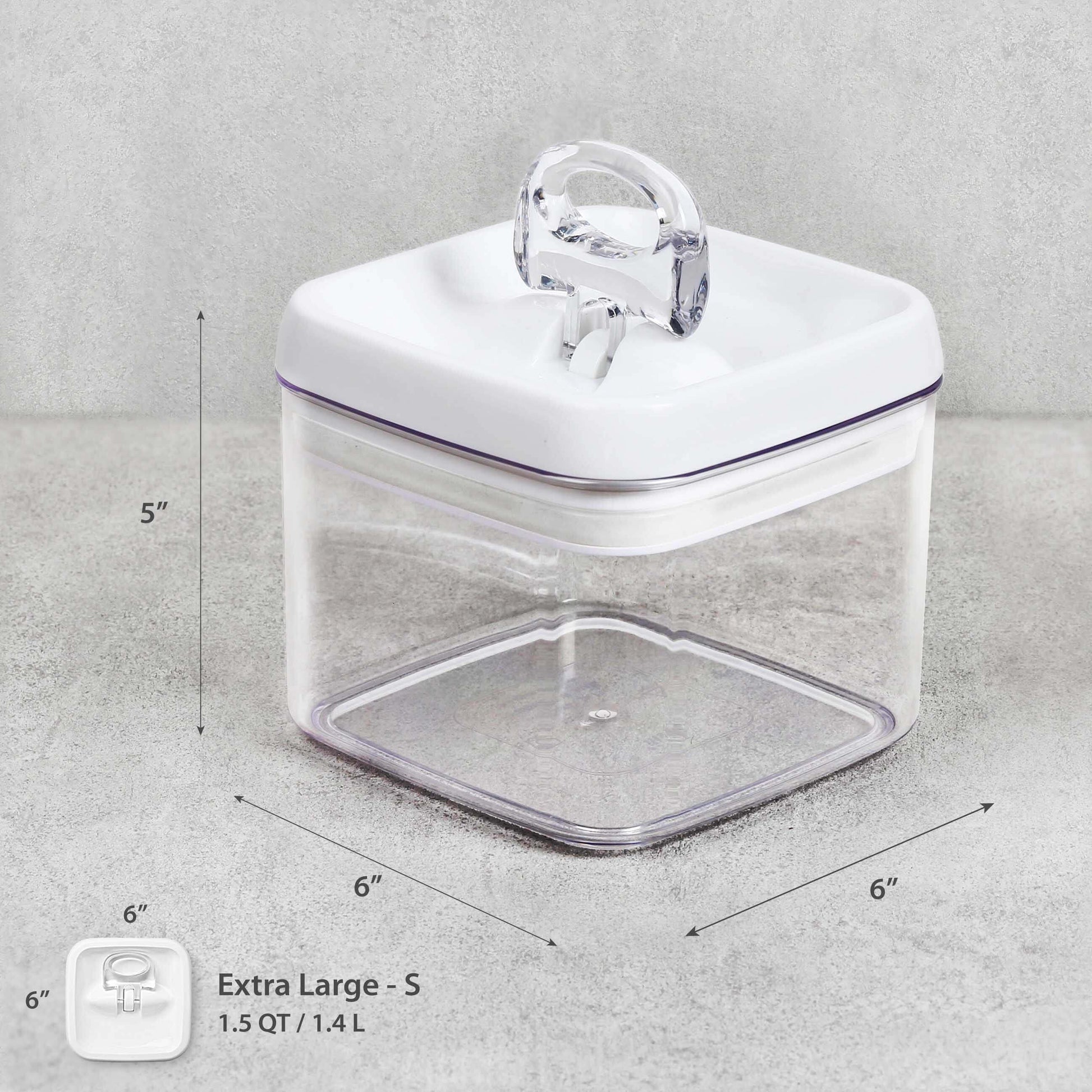 Flip-Tite Storage Container Extra Large-S 1.5 QT / 1.4 L - Felli Official