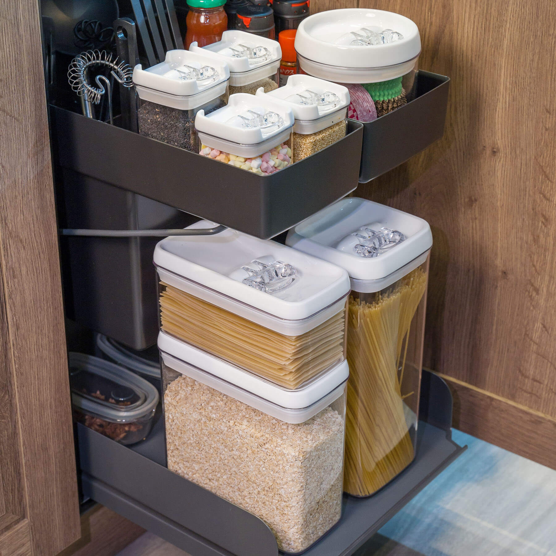  Felli Acrylic Food Storage Rectangular Canister: Kitchen Storage  And Organization Product Sets: Home & Kitchen