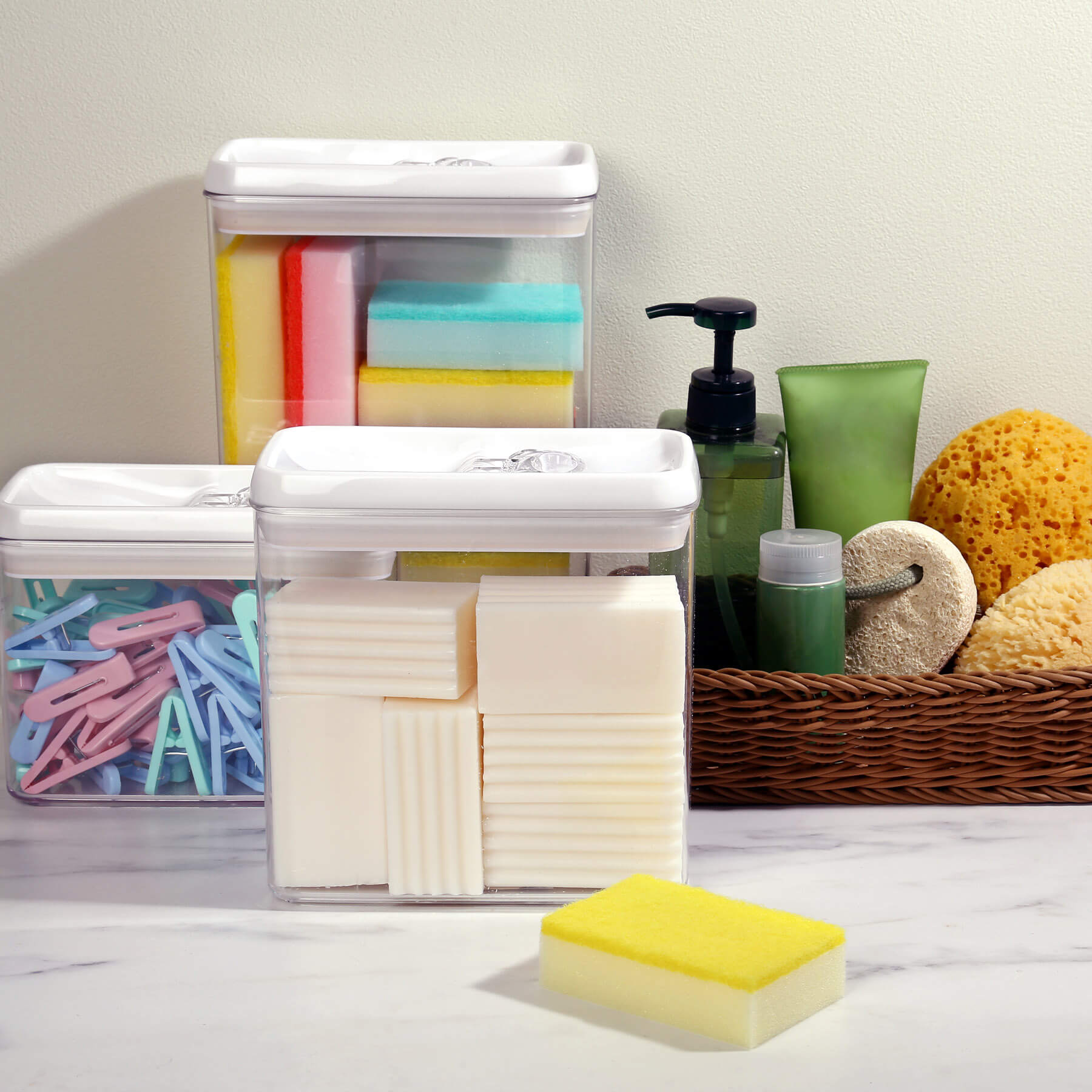 Flip-Tite Storage Container Rectangular-L 2.8 QT / 2.7 L - Felli Official
