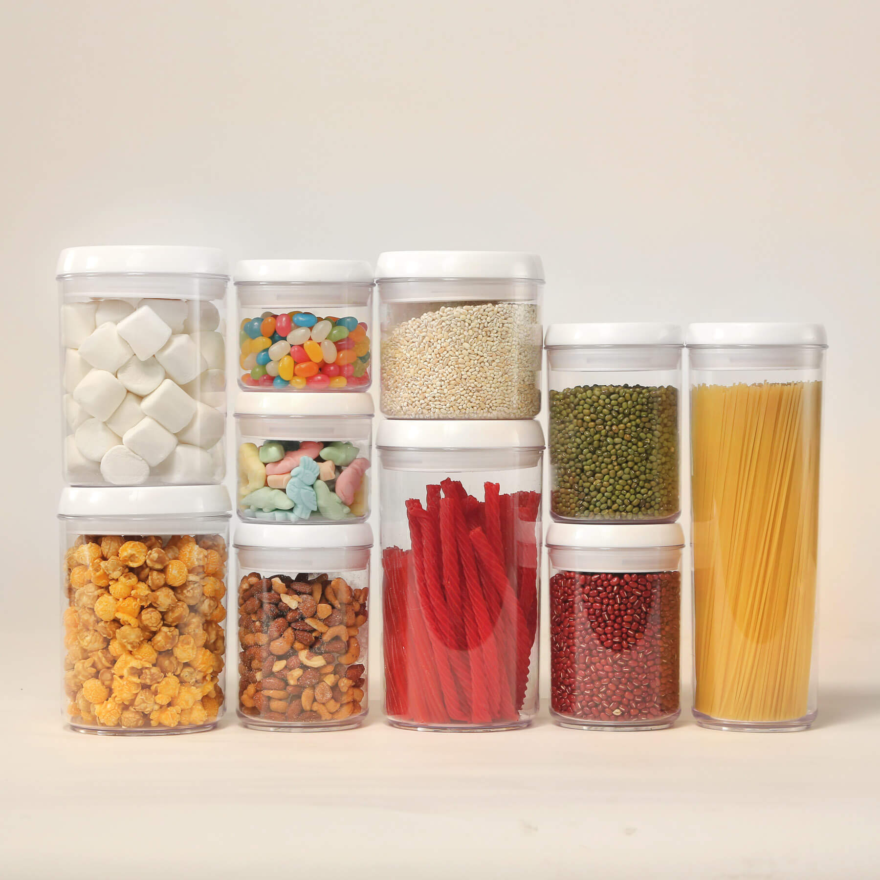  Felli Acrylic Food Storage Rectangular Canister: Kitchen Storage  And Organization Product Sets: Home & Kitchen